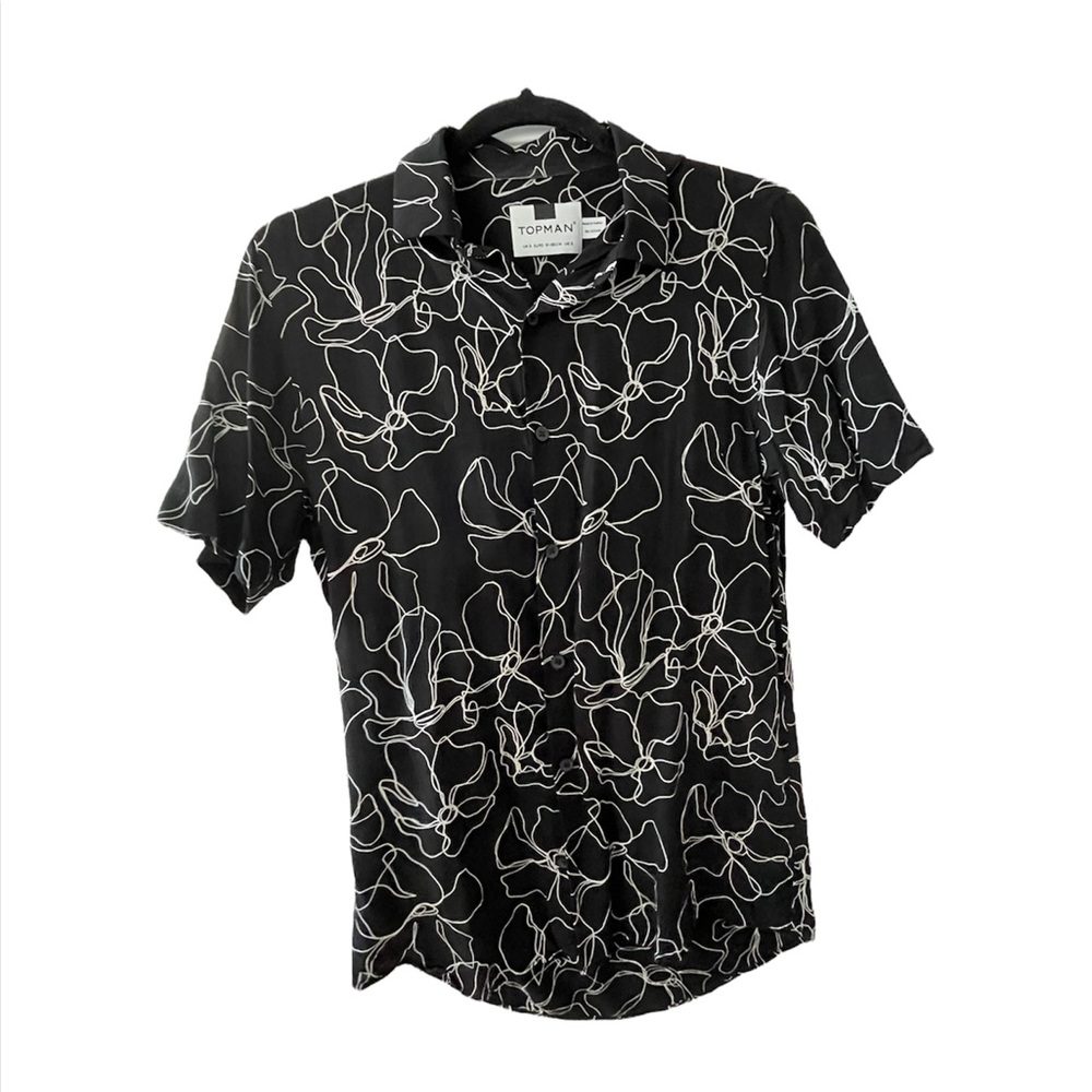 Topman Floral Button Down
